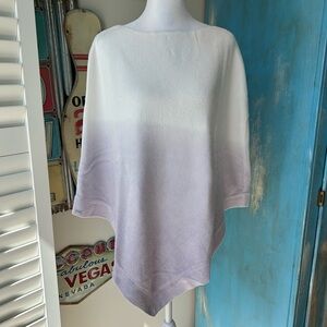 Barefoot Dreams Cozychic Ultra Lite Ocean Breeze Poncho One Size
